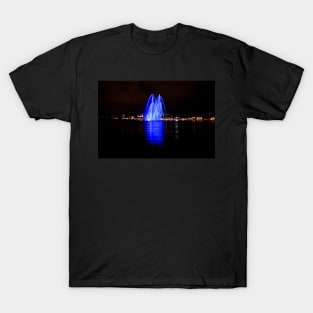 Zürich See Springbrunnen / Swiss Artwork Photography T-Shirt